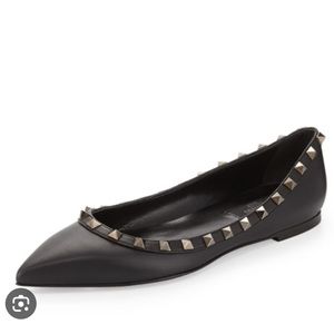Valentino Rockstud Ballet Flats